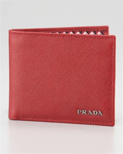 prada men long wallet|prada men's bifold wallet.